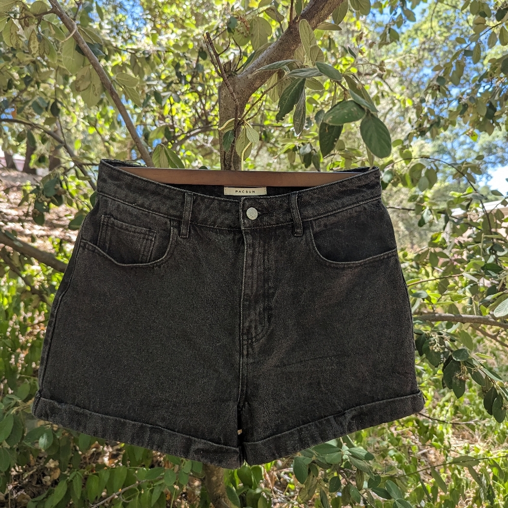PacSun mom short size 29 washed black